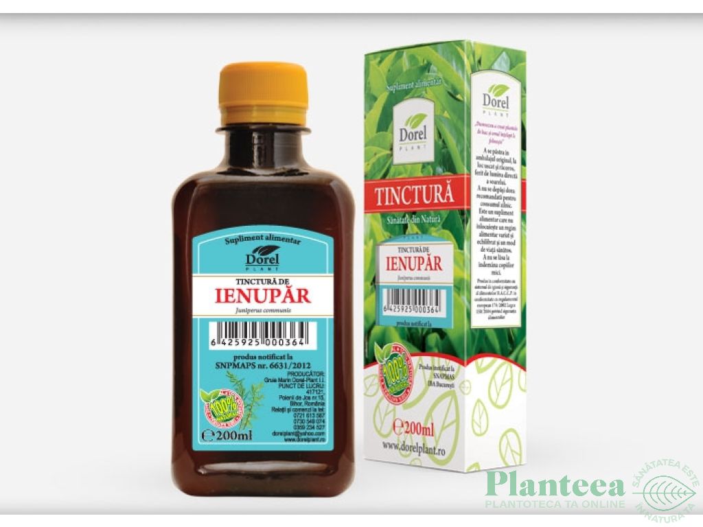 Tinctura ienupar 200ml - DOREL PLANT