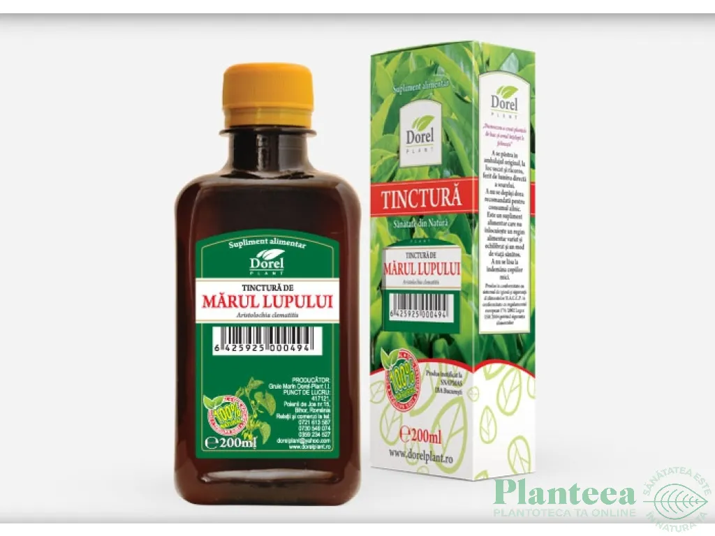 Tinctura marul lupului 200ml - DOREL PLANT