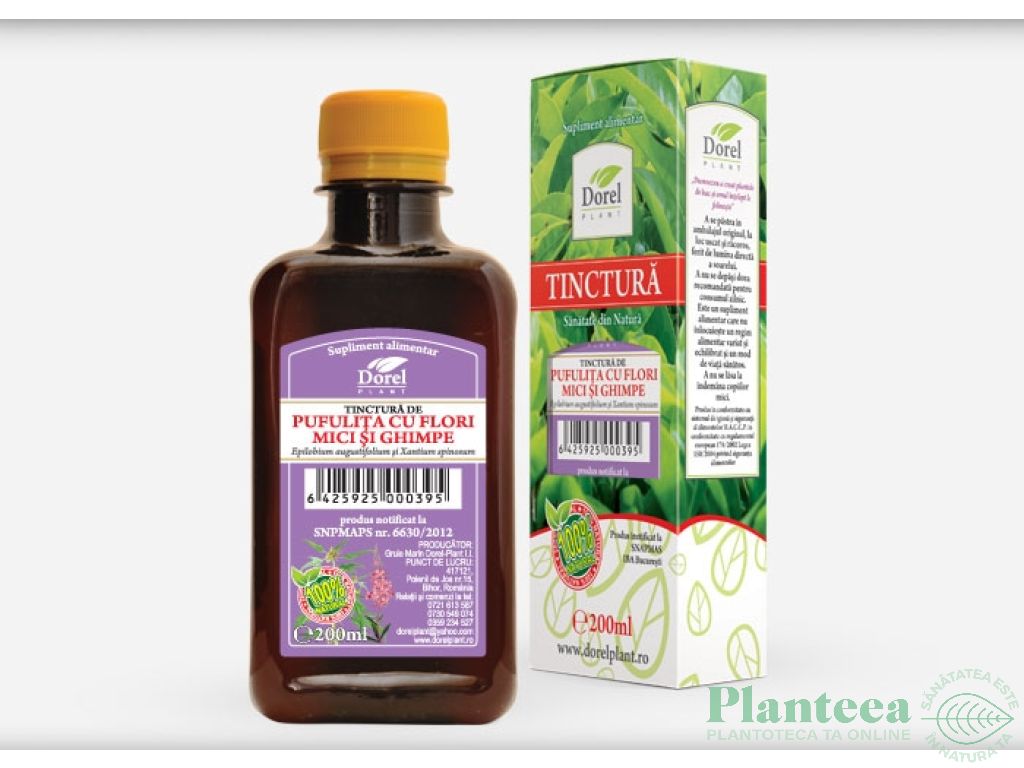 Tinctura pufulita ghimpe 200ml - DOREL PLANT