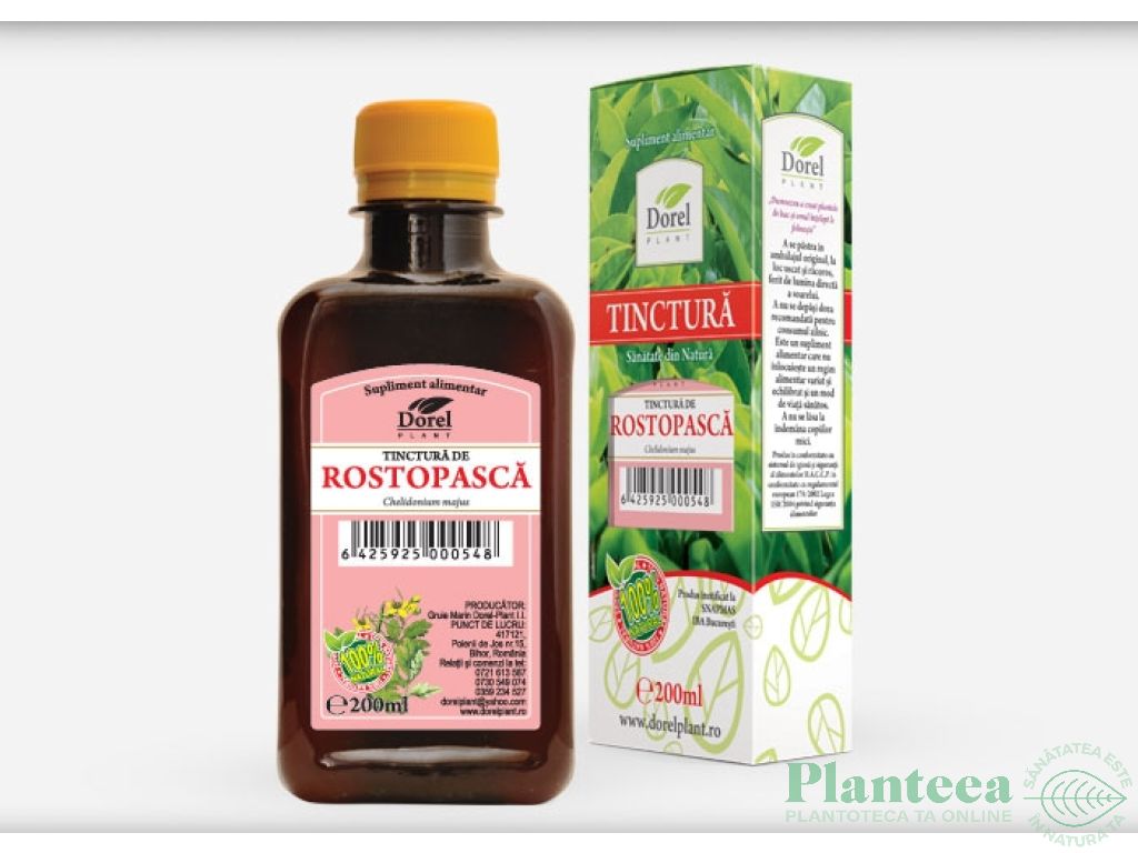 Tinctura rostopasca 200ml - DOREL PLANT