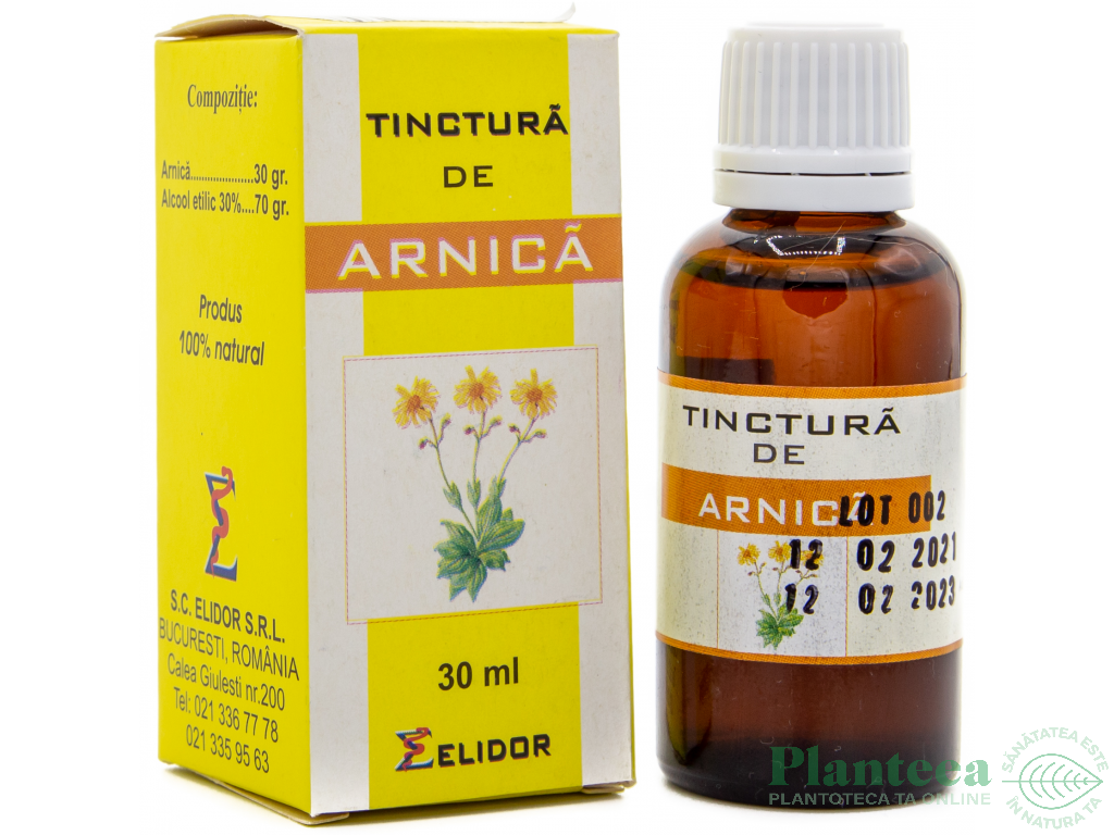 Tinctura arnica 30ml - ELIDOR