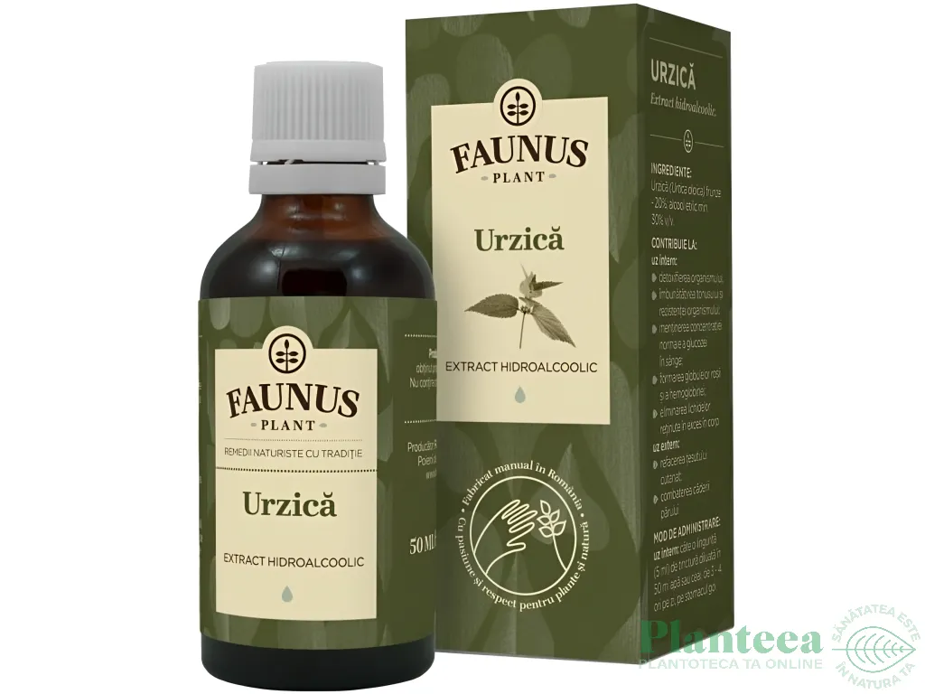 Tinctura urzica 50ml - FAUNUS