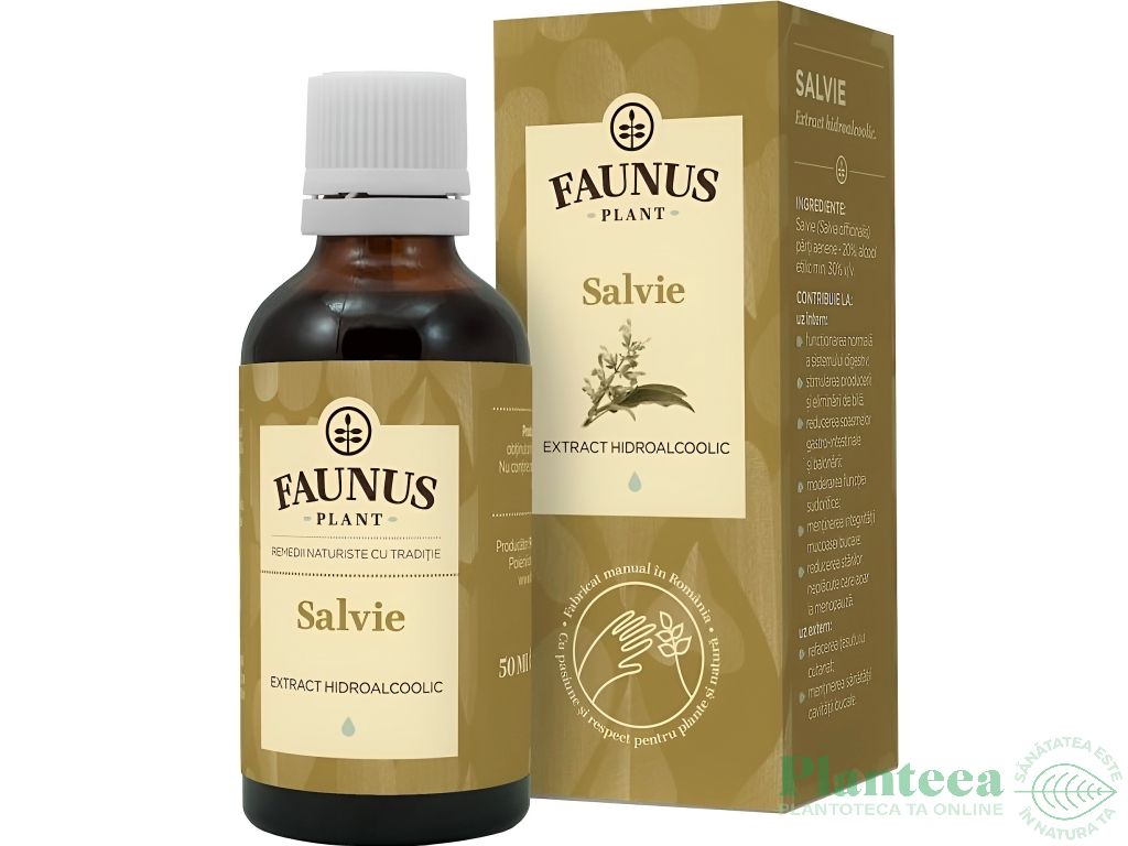 Tinctura salvie 50ml - FAUNUS PLANT