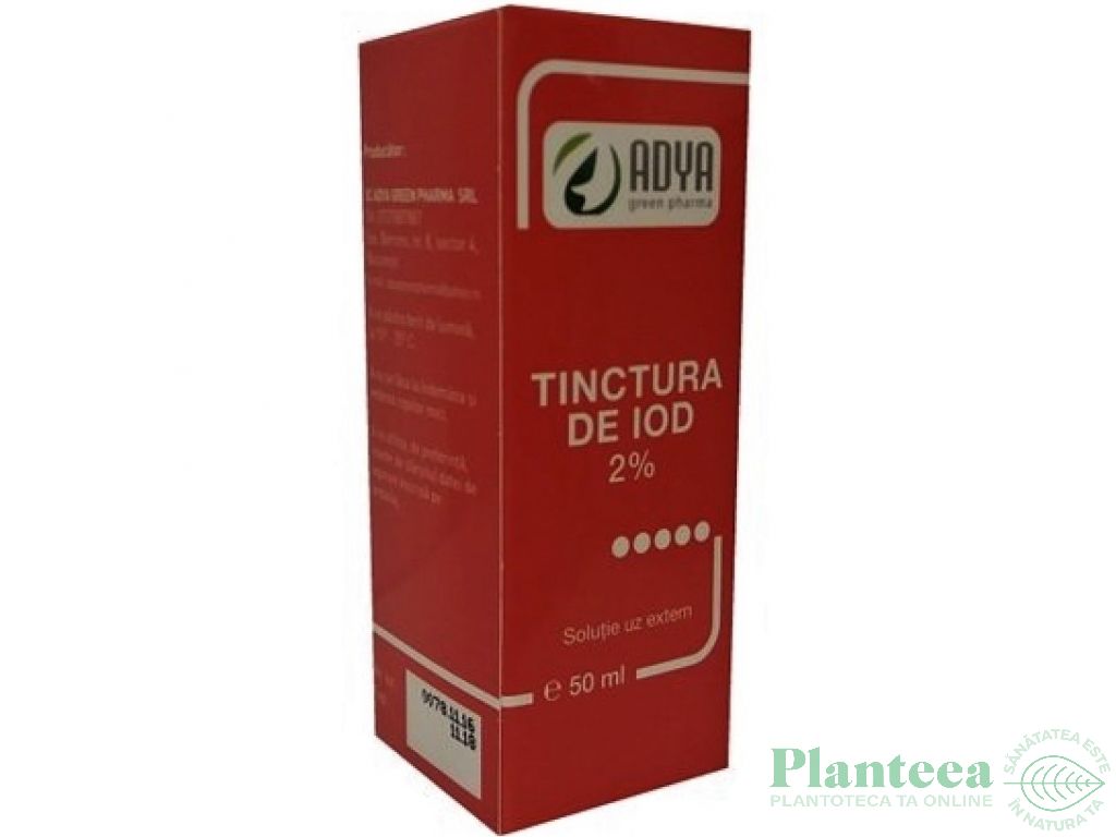 Tinctura iod 50ml - ADYA GREEN PHARMA