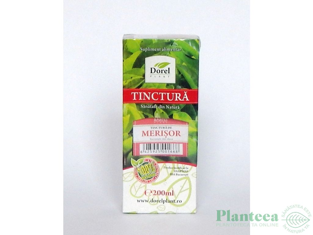 Tinctura merisor frunze 200ml - DOREL PLANT