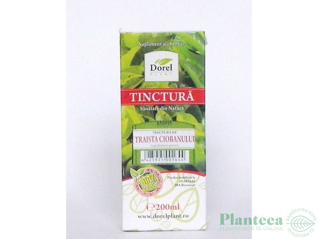 Tinctura traista ciobanului 200ml - DOREL PLANT