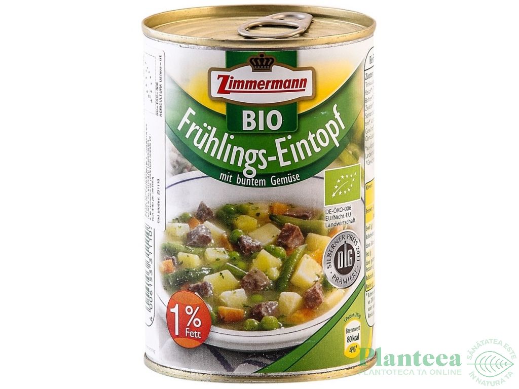 Tocana legume primavara carne vita eco 400ml - ZIMMERMANN