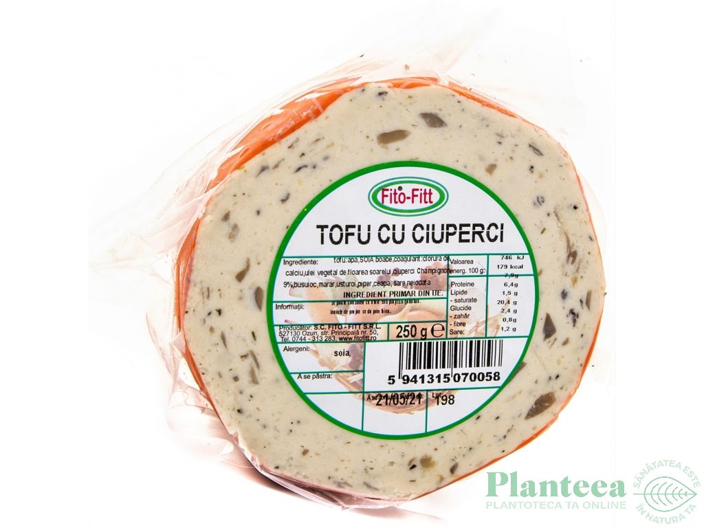 Tofu ciuperci 250g - FITO FITT