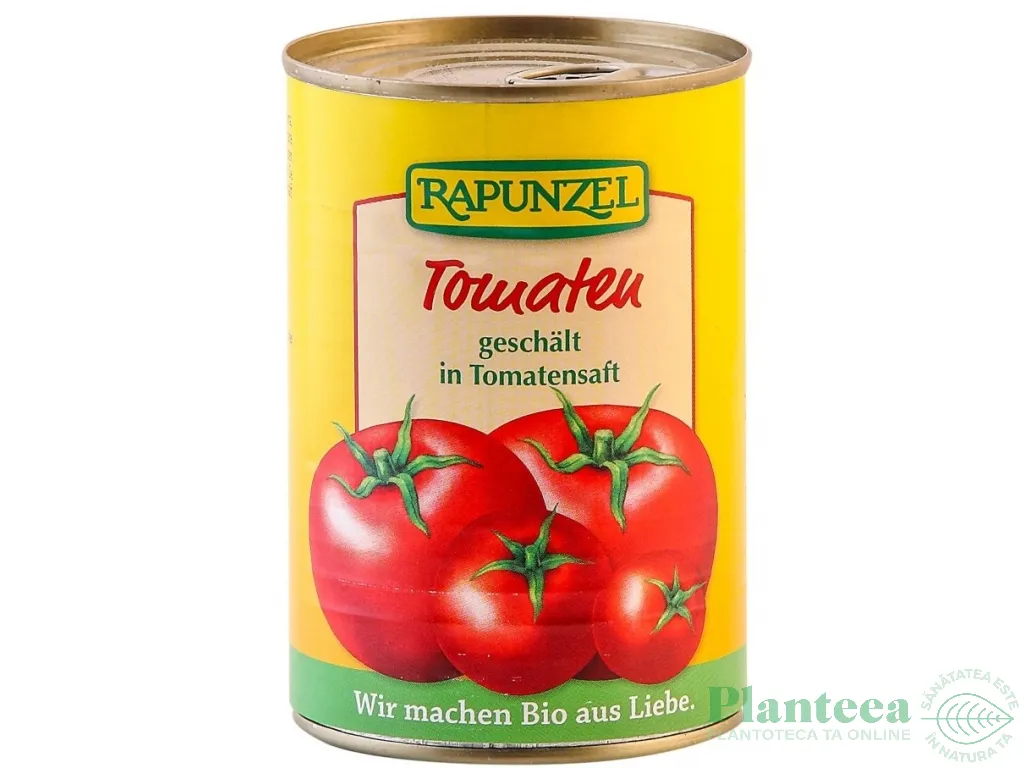 Rosii decojite intregi in suc propriu eco 400g - RAPUNZEL
