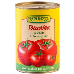 Rosii decojite intregi in suc propriu eco 400g - RAPUNZEL