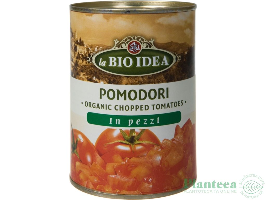 Rosii tocate in suc tomat 400g - LA BIO IDEA