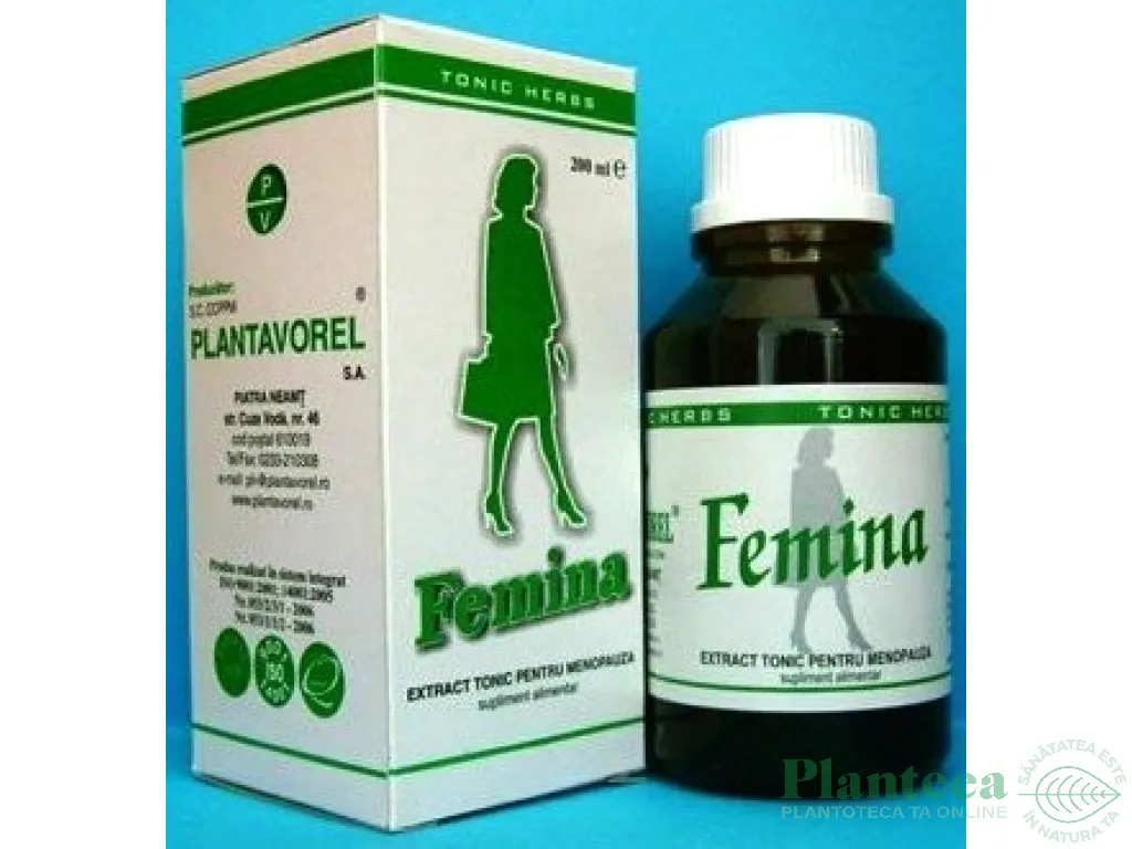 Tinctura tonic herbs Femina 200ml - PLANTAVOREL