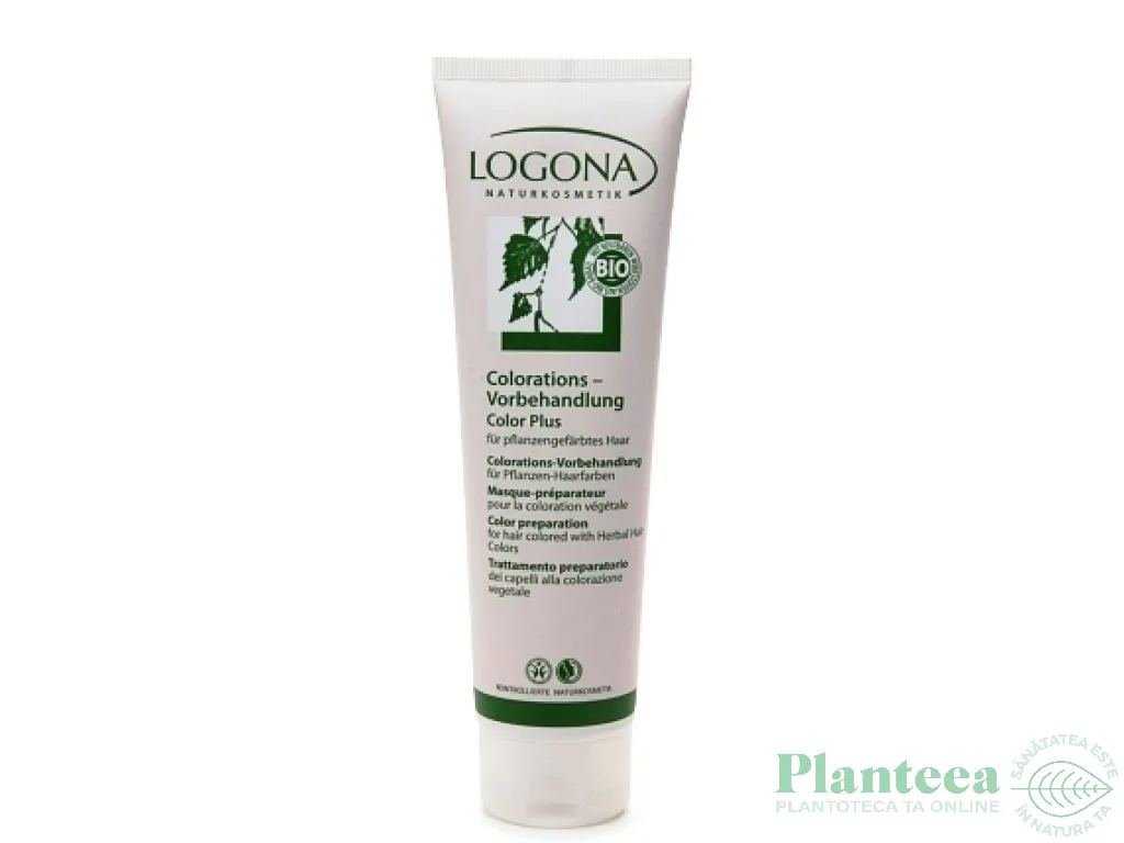 Masca par tratament preliminar vopsire Color Plus 150ml - LOGONA