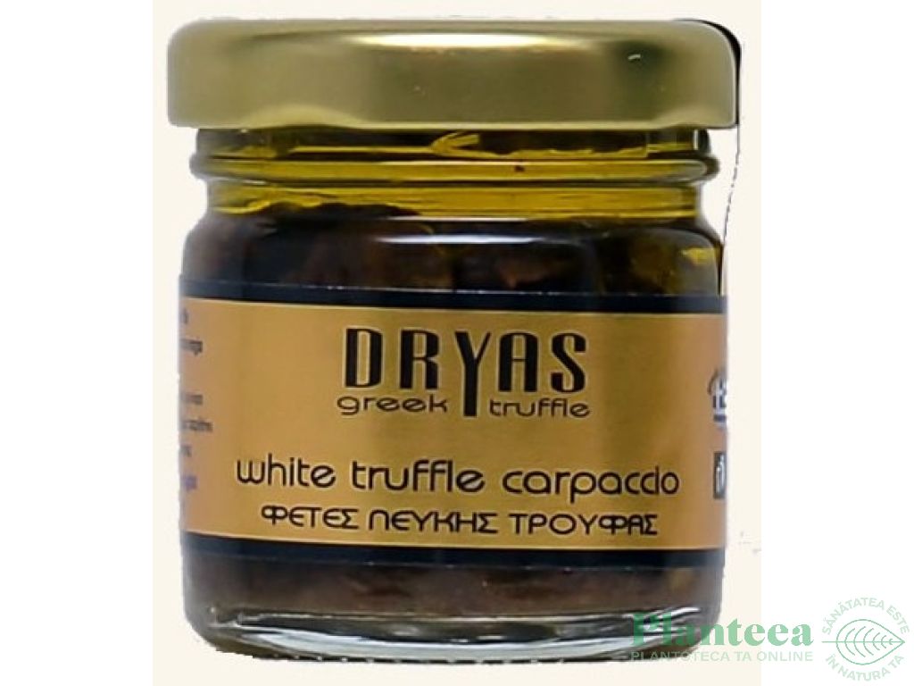 Conserva trufe albe feliate 30g - DRYAS GREEK TRUFFLE