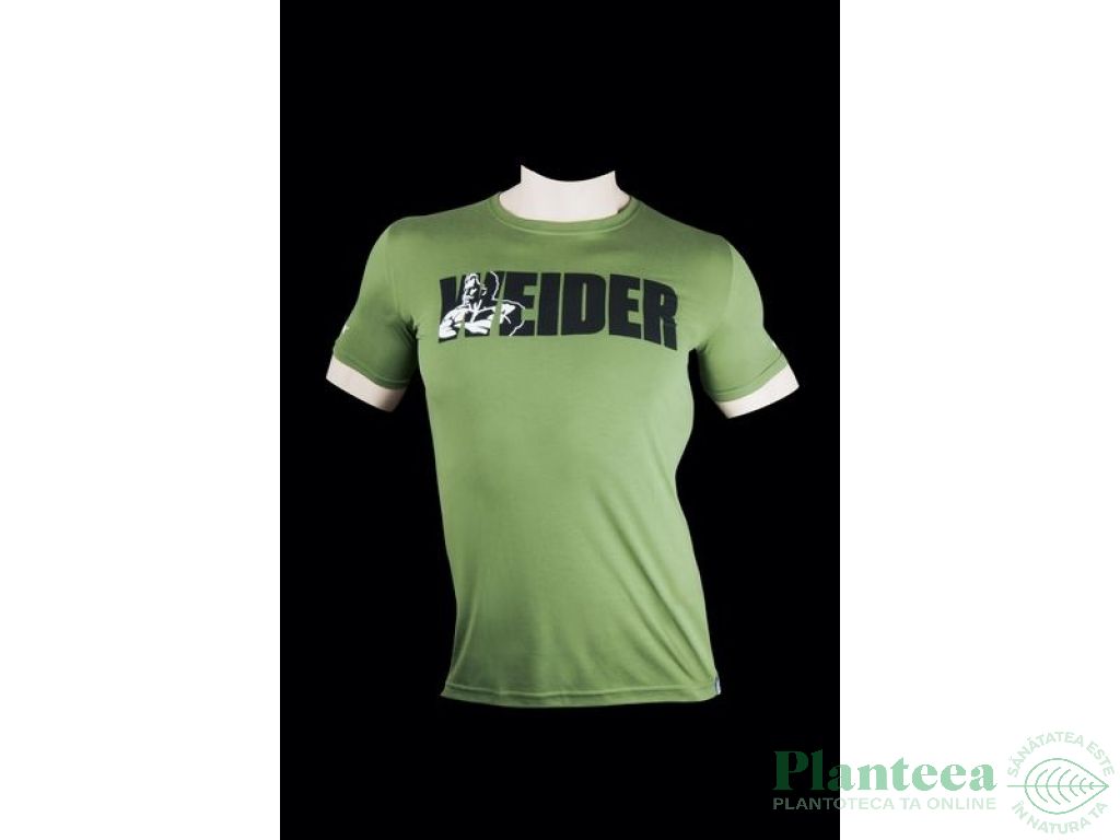 Tricou olive bumbac S 1b - WEIDER