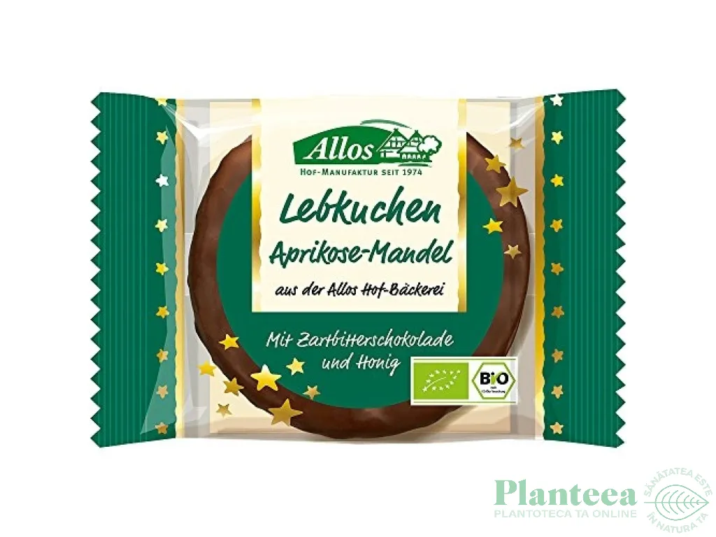Turta dulce caise migdale 50g - ALLOS