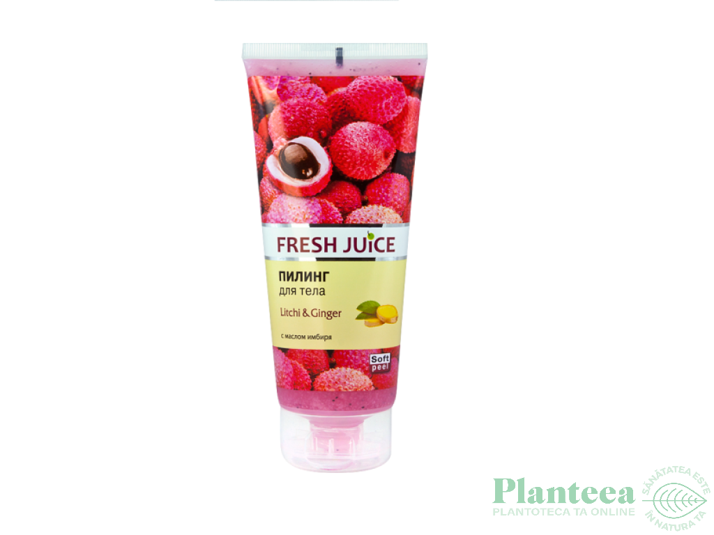 Exfoliant corporal litchi ghimbir 200ml - FRESH JUICE