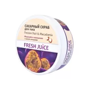 Scrub corp fructul pasiunii macadamia 225ml - FRESH JUICE