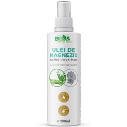 Ulei magneziu aloe vera mosc uz extern 200ml - BIOS MINERAL