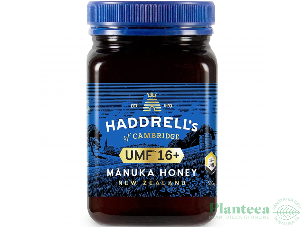 Miere manuka umf16+ [mgo550+] 500g - HADDRELL`S