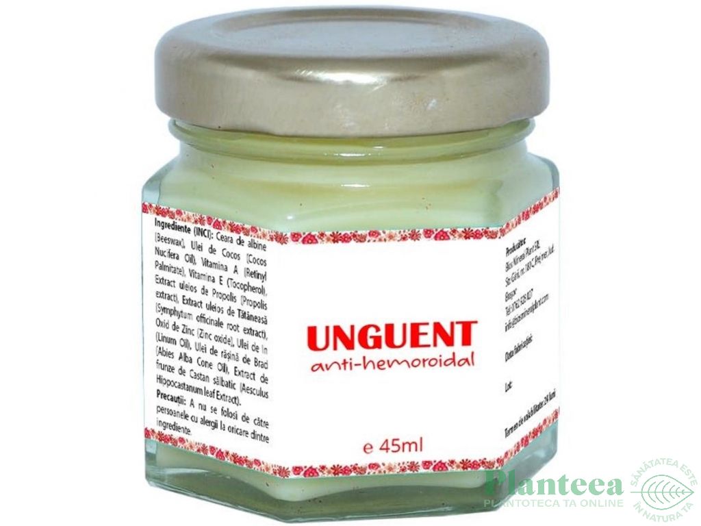 Unguent antihemoroidal 45ml - BIOS MINERAL