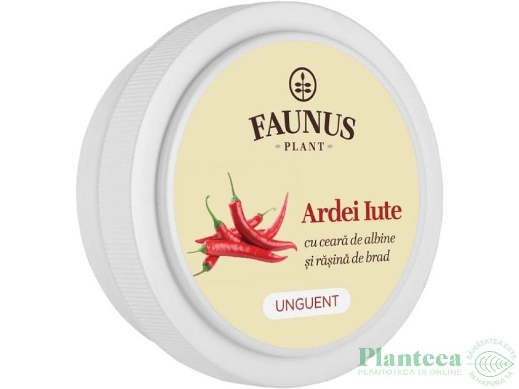 Unguent ardei iute 20ml - FAUNUS PLANT