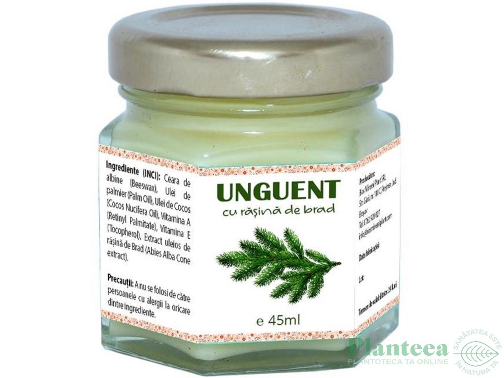 Unguent rasina brad 45ml - BIOS MINERAL