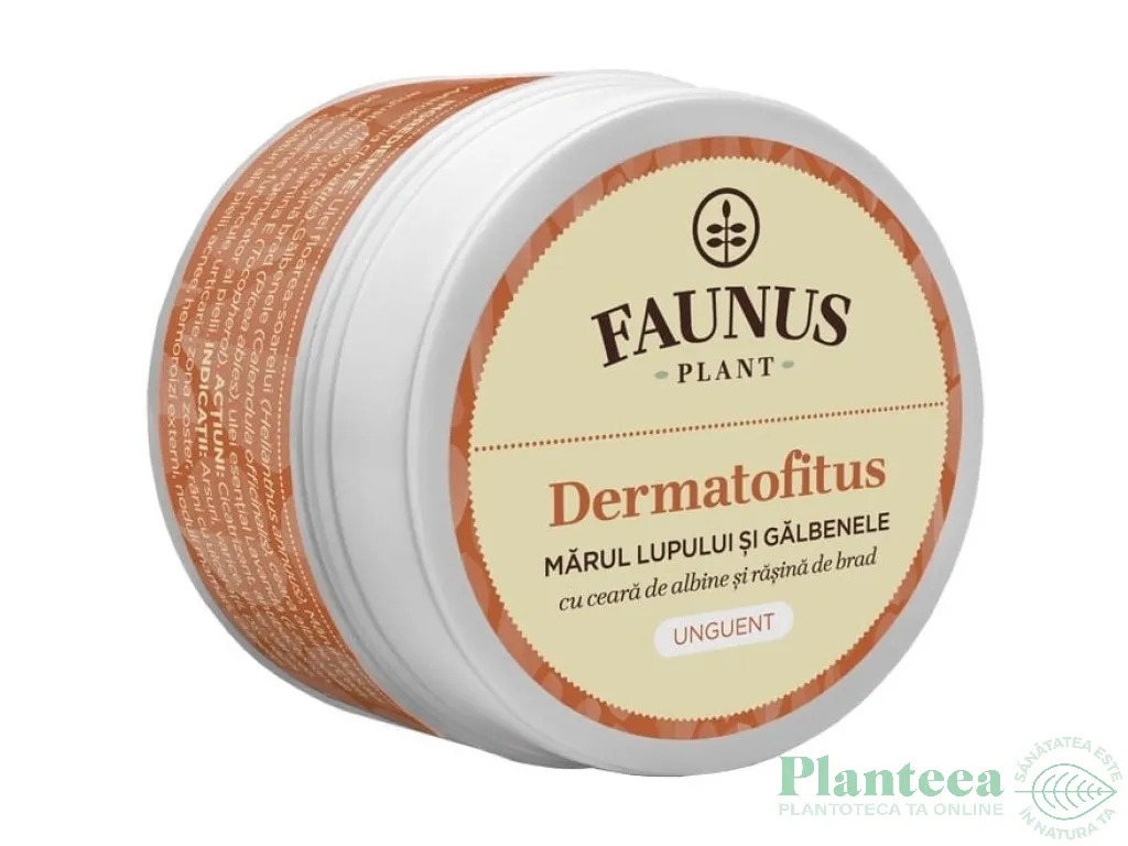 Unguent marul lupului galbenele Dermatofitus 50ml - FAUNUS