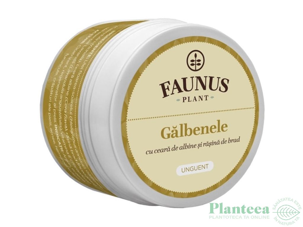 Unguent galbenele 50ml - FAUNUS PLANT