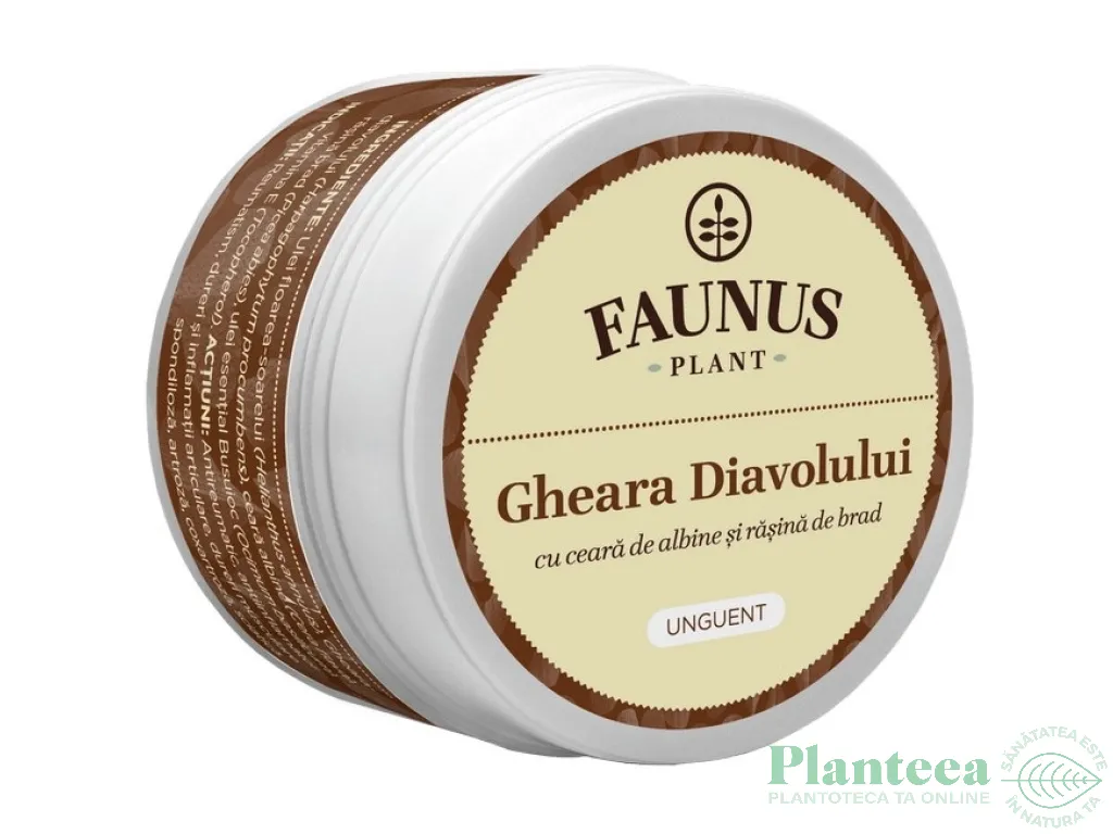 Unguent gheara diavolului 50ml - FAUNUS