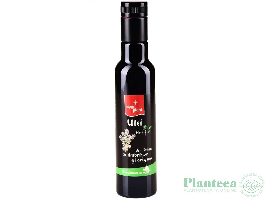 Ulei masline cimbrisor oregano bio 250ml - NERA PLANT