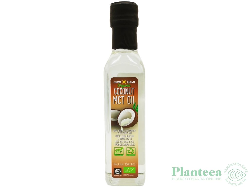 Ulei MCT cocos eco 250ml - MAYA GOLD