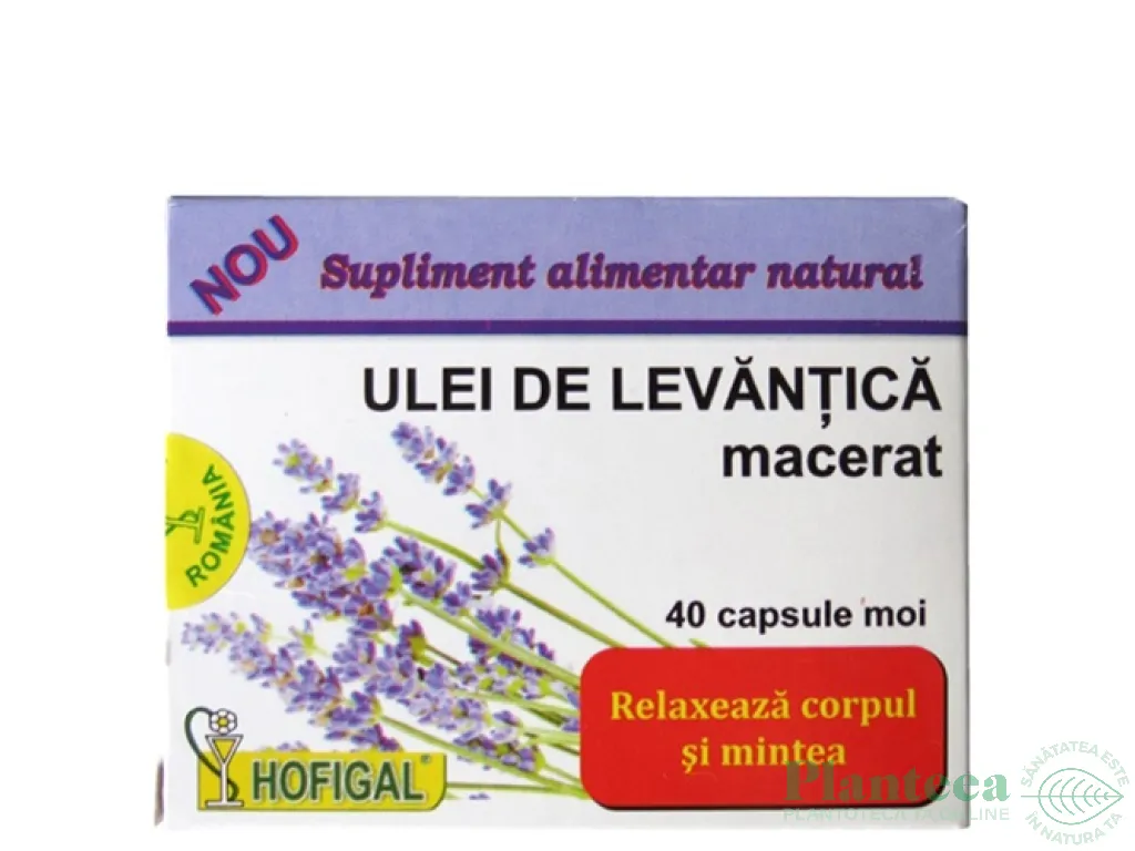 Ulei levantica 40cps - HOFIGAL