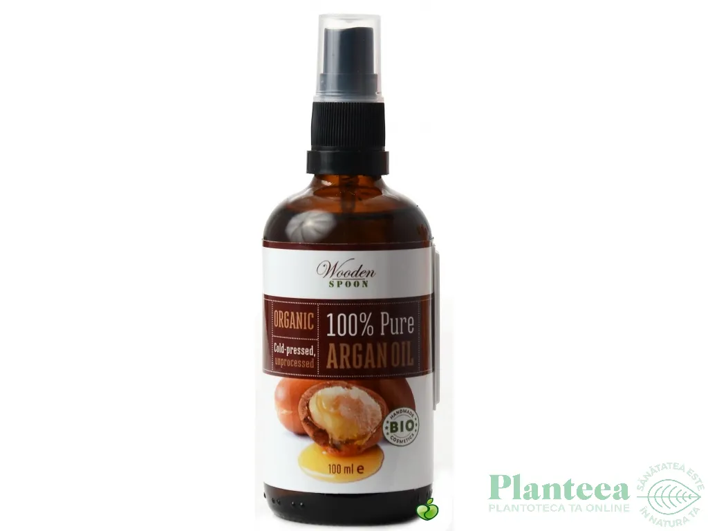 Ulei argan pur spray 100ml - WOODEN SPOON