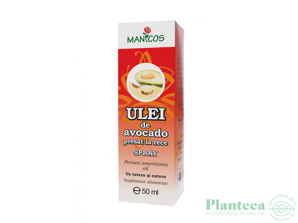 Ulei avocado spray 50ml - MANICOS