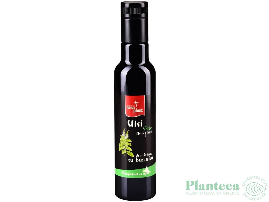 Ulei masline busuioc bio 250ml - NERA PLANT