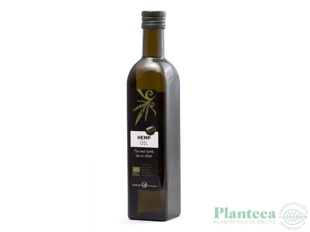 Ulei canepa eco 500ml - PLANET BIO