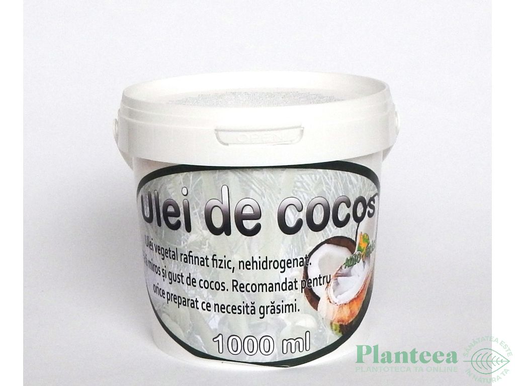 Ulei cocos nehidrogenat pt gatit 1L - HERBAVITAL