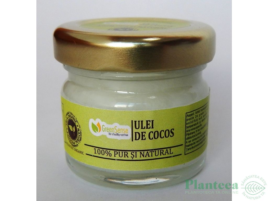 Ulei cocos organic 30ml - GREEN SENSE