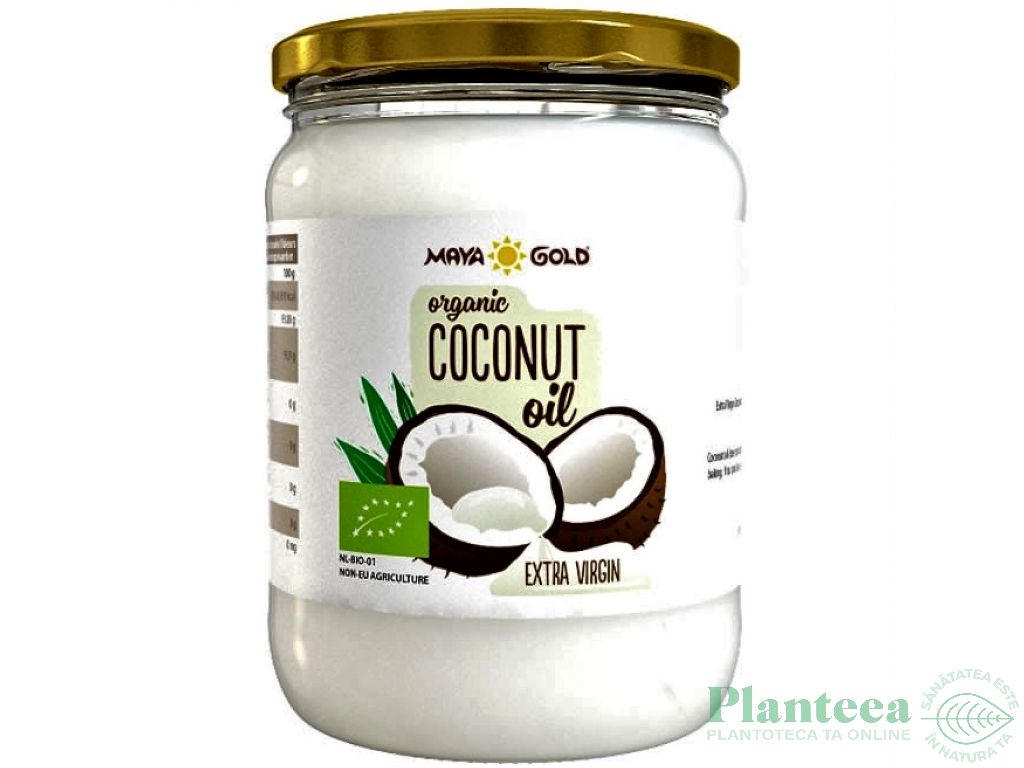 Ulei cocos extravirgin bio 450g/500ml - MAYA GOLD