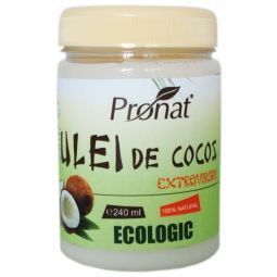 Ulei cocos extravirgin ecologic 240ml - PRONAT