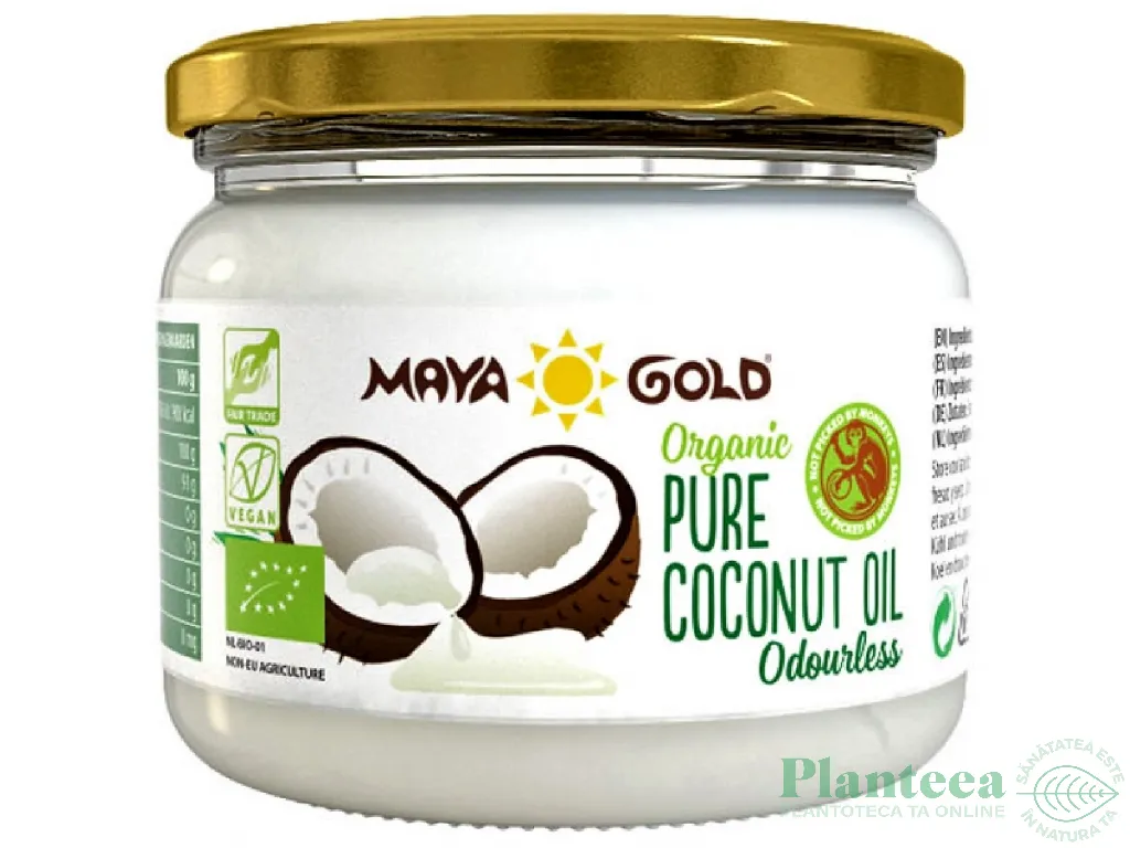 Ulei cocos dezodorizat eco 280ml - MAYA GOLD