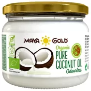 Ulei cocos dezodorizat bio 250g/280ml - MAYA GOLD
