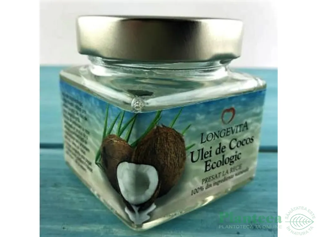Ulei cocos presat rece eco 150ml - LONGEVITA