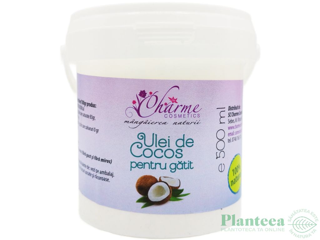 Ulei cocos pentru gatit 500ml - CHARME