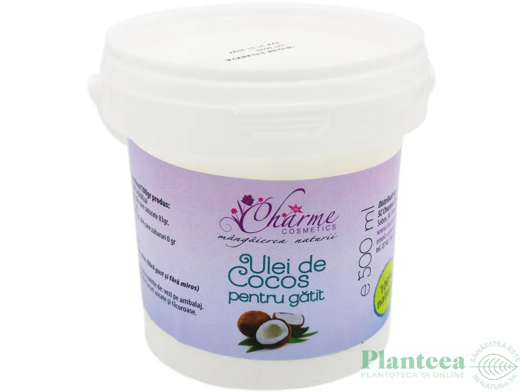 Ulei cocos pentru gatit 500ml - CHARME