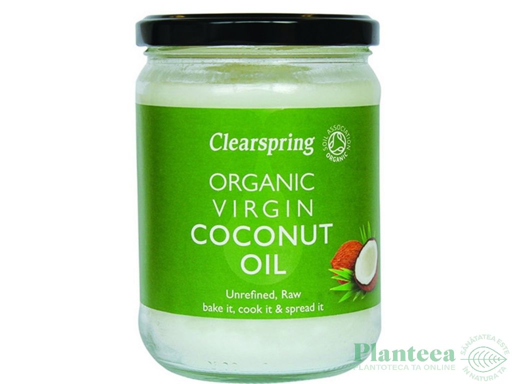 Ulei cocos virgin bio 400g/440ml - CLEARSPRING