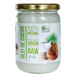 Ulei cocos virgin raw eco 460g/500ml - OBIO