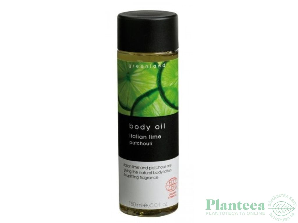 Ulei corp Italian lime patchouli 150ml - GREENLAND