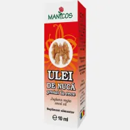 Ulei nuca presat la rece 10ml - MANICOS